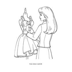 Раскраска: Барби (мультфильмы) #27639 - Бесплатные раскраски для печати