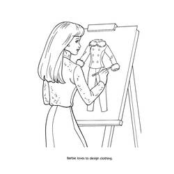 Раскраска: Барби (мультфильмы) #27699 - Бесплатные раскраски для печати