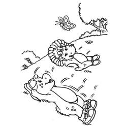Раскраска: Барни и его друзья (мультфильмы) #40929 - Бесплатные раскраски для печати