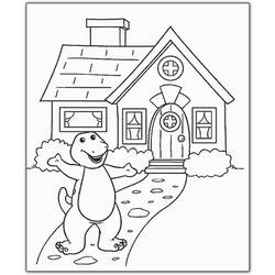 Раскраска: Барни и его друзья (мультфильмы) #40951 - Бесплатные раскраски для печати