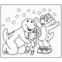 Раскраска: Барни и его друзья (мультфильмы) #40959 - Раскраски для печати
