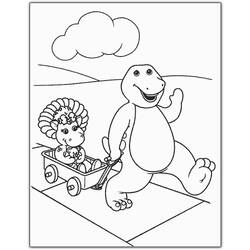Раскраска: Барни и его друзья (мультфильмы) #40962 - Бесплатные раскраски для печати