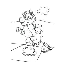 Раскраска: Барни и его друзья (мультфильмы) #40975 - Бесплатные раскраски для печати