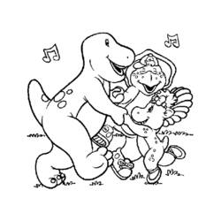 Раскраска: Барни и его друзья (мультфильмы) #40979 - Бесплатные раскраски для печати