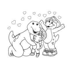 Раскраска: Барни и его друзья (мультфильмы) #40987 - Раскраски для печати