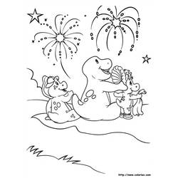 Раскраска: Барни и его друзья (мультфильмы) #41029 - Бесплатные раскраски для печати