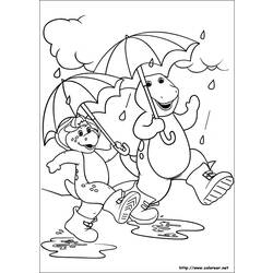 Раскраска: Барни и его друзья (мультфильмы) #41069 - Раскраски для печати