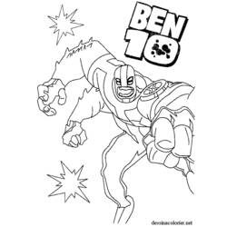 Раскраска: Бен 10 (мультфильмы) #40432 - Бесплатные раскраски для печати