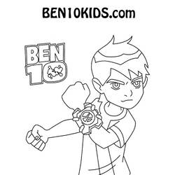Раскраска: Бен 10 (мультфильмы) #40488 - Раскраски для печати