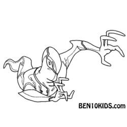 Раскраска: Бен 10 (мультфильмы) #40512 - Бесплатные раскраски для печати