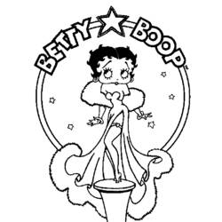 Раскраска: Бетти Буп (мультфильмы) #25915 - Раскраски для печати