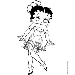 Раскраска: Бетти Буп (мультфильмы) #25917 - Бесплатные раскраски для печати