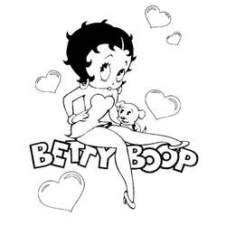 Раскраска: Бетти Буп (мультфильмы) #25920 - Раскраски для печати