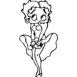 Раскраска: Бетти Буп (мультфильмы) #25932 - Раскраски для печати