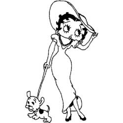 Раскраска: Бетти Буп (мультфильмы) #25933 - Бесплатные раскраски для печати