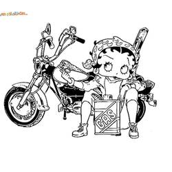 Раскраска: Бетти Буп (мультфильмы) #25936 - Бесплатные раскраски для печати