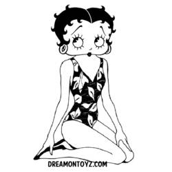 Раскраска: Бетти Буп (мультфильмы) #25947 - Раскраски для печати