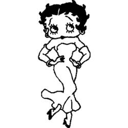 Раскраска: Бетти Буп (мультфильмы) #25957 - Раскраски для печати