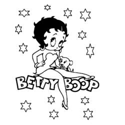 Раскраска: Бетти Буп (мультфильмы) #25974 - Бесплатные раскраски для печати
