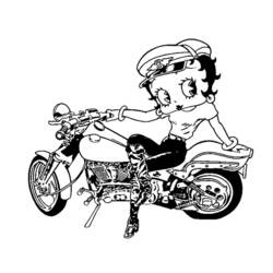 Раскраска: Бетти Буп (мультфильмы) #25994 - Бесплатные раскраски для печати