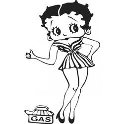 Раскраска: Бетти Буп (мультфильмы) #26010 - Бесплатные раскраски для печати