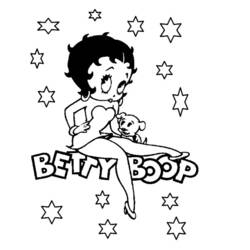 Раскраска: Бетти Буп (мультфильмы) #26024 - Бесплатные раскраски для печати