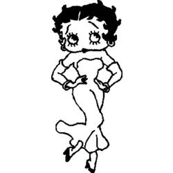 Раскраска: Бетти Буп (мультфильмы) #26061 - Бесплатные раскраски для печати