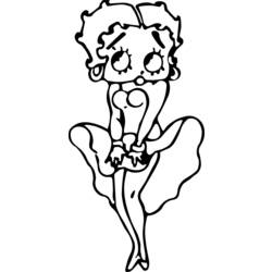 Раскраска: Бетти Буп (мультфильмы) #26075 - Бесплатные раскраски для печати
