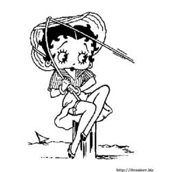 Раскраска: Бетти Буп (мультфильмы) #26100 - Бесплатные раскраски для печати