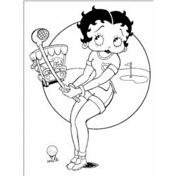 Раскраска: Бетти Буп (мультфильмы) #26107 - Бесплатные раскраски для печати