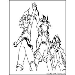 Раскраска: Beyblade (мультфильмы) #46911 - Бесплатные раскраски для печати