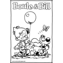 Раскраска: Болл и Билл (мультфильмы) #25336 - Раскраски для печати
