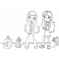 Раскраска: Bratz (мультфильмы) #32461 - Бесплатные раскраски для печати