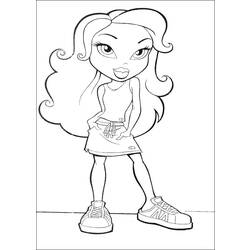 Раскраска: Bratz (мультфильмы) #32526 - Бесплатные раскраски для печати