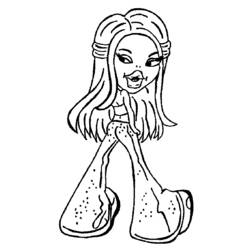 Раскраска: Bratz (мультфильмы) #32551 - Бесплатные раскраски для печати