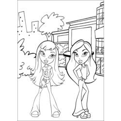 Раскраска: Bratz (мультфильмы) #32553 - Бесплатные раскраски для печати