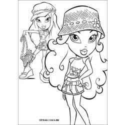 Раскраска: Bratz (мультфильмы) #32676 - Бесплатные раскраски для печати