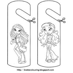 Раскраска: Bratz (мультфильмы) #32693 - Бесплатные раскраски для печати