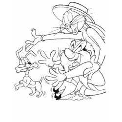 Раскраска: Зайчик жучки (мультфильмы) #26367 - Бесплатные раскраски для печати