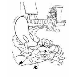 Раскраска: Зайчик жучки (мультфильмы) #26382 - Бесплатные раскраски для печати