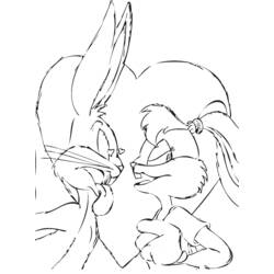 Раскраска: Зайчик жучки (мультфильмы) #26461 - Раскраски для печати