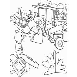 Раскраска: Боб Строитель (мультфильмы) #33152 - Бесплатные раскраски для печати