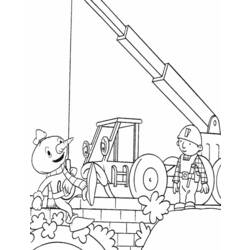 Раскраска: Боб Строитель (мультфильмы) #33160 - Бесплатные раскраски для печати