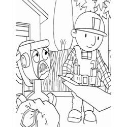 Раскраска: Боб Строитель (мультфильмы) #33162 - Бесплатные раскраски для печати