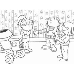 Раскраска: Боб Строитель (мультфильмы) #33181 - Бесплатные раскраски для печати