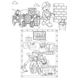 Раскраска: Боб Строитель (мультфильмы) #33199 - Бесплатные раскраски для печати