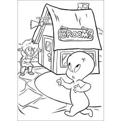 Раскраска: Casper (мультфильмы) #36253 - Раскраски для печати