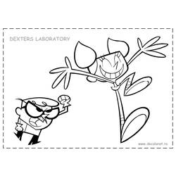 Раскраска: Лаборатория Декстер (мультфильмы) #50718 - Раскраски для печати