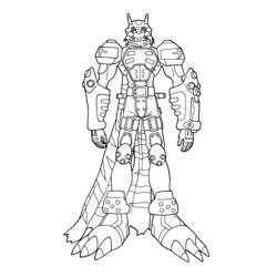 Раскраска: Digimon (мультфильмы) #51432 - Раскраски для печати