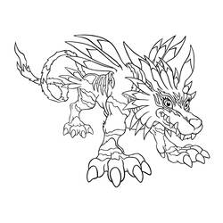 Раскраска: Digimon (мультфильмы) #51443 - Раскраски для печати